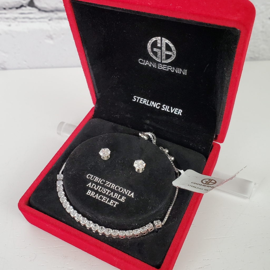 Nwt Giani Bernini 2-Pc Bracelet Earrings Set 50$